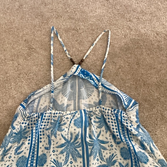 Rachel Zoe Blue and White Patterned Dress XS - Picture 7 of 7